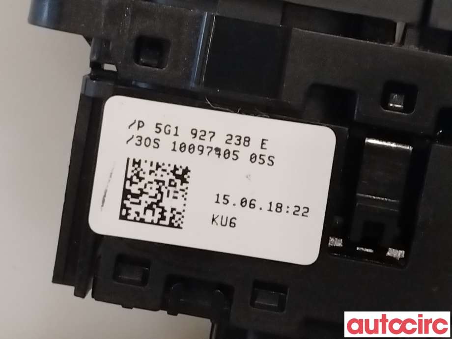 Bryter diverse til VW e-Golf 2017-2020 (Fase 2) (VOLKSWAGEN|5G1927238E)