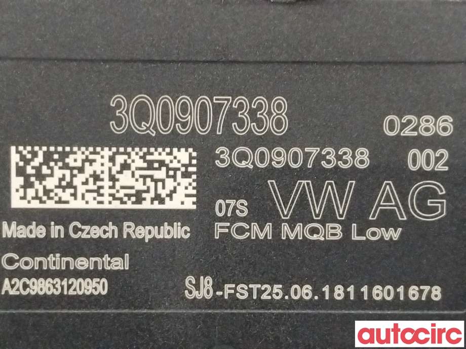 Styreenhet xenon/ballast til VW e-Golf 2017-2020 (Fase 2)  (VOLKSWAGEN|3Q0907338|)