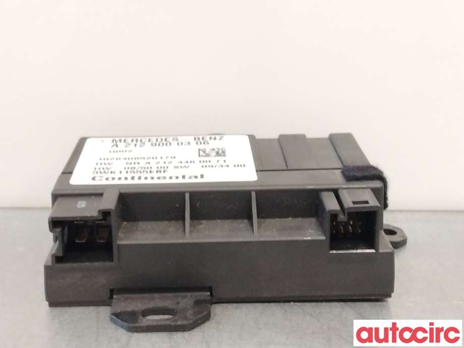 Styreenhet drivstoffpumpe til Mercedes E-Klasse 2009-2013 (Fase 1) (W212) (W212) (MERCEDES|A0009003101|A2129000306)