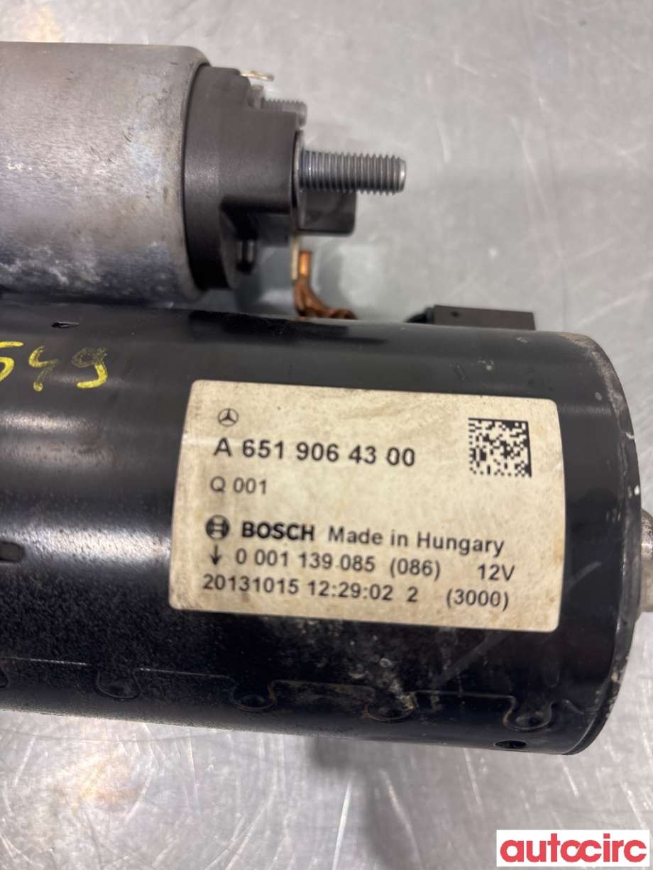 Starter diesel til Mercedes E-Klasse 2013-2016 (Fase 2) (W212) (W212) (MERCEDES|A6519064300|0001139085)