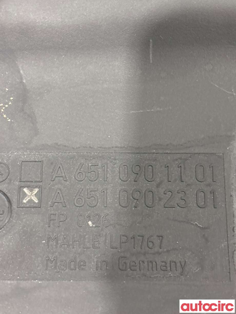 Luftfilterboks til Mercedes E-Klasse 2013-2016 (Fase 2) (W212) (W212) (MERCEDES|A6510902301)