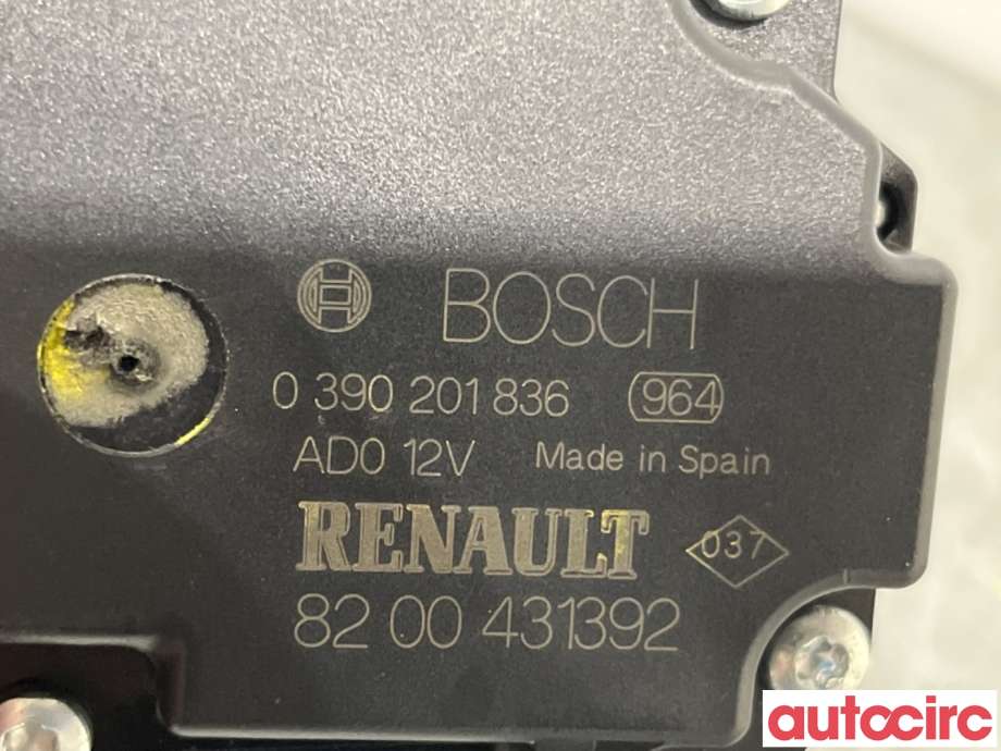Viskermotor bakrute til Renault Kangoo 2008-2021 (Type II)  (RENAULT|8200431392|0390201836)