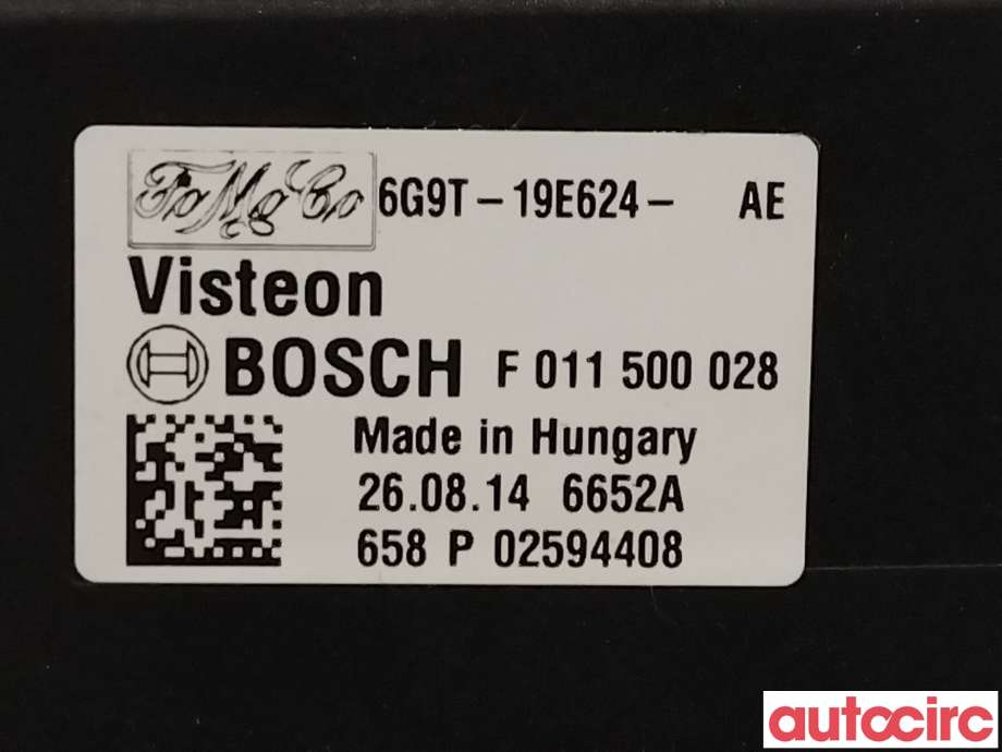 Varmeapparat motstand til Ford Fiesta 2013-2017 (Type VI, Fase 2)  (FORD|1847910|6G9T-19E624-AE)