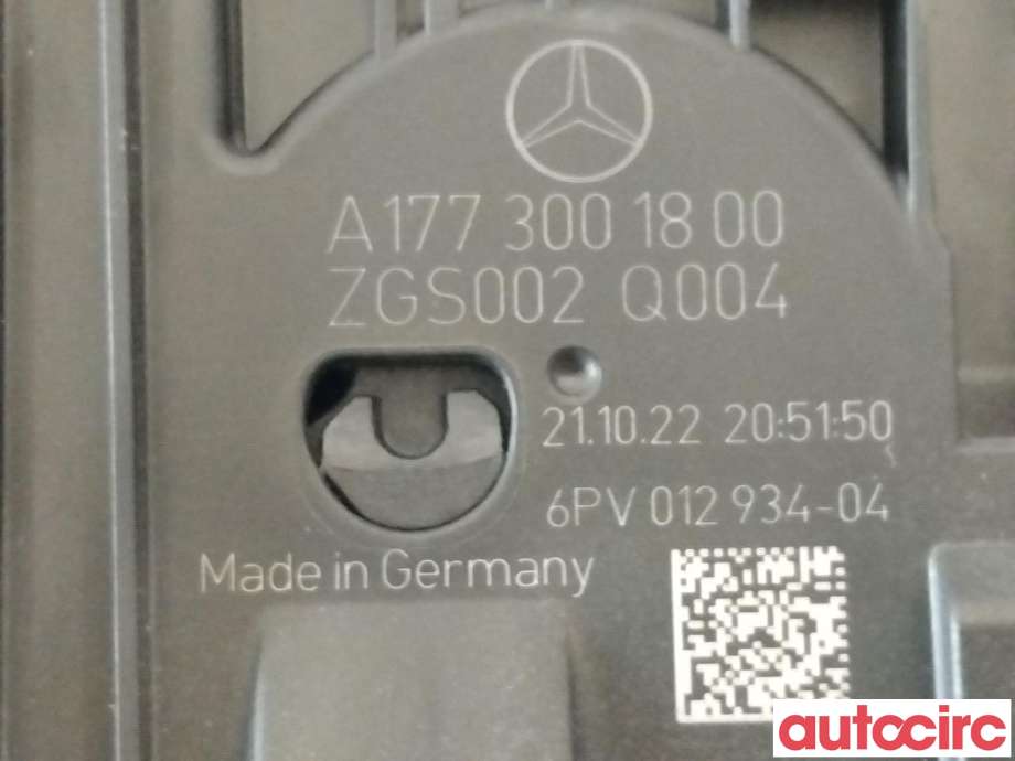 Pedal gass til Mercedes EQB 2022-->>  (MERCEDES|A1773001800)