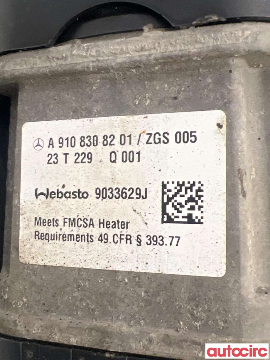 Dieselvarmer til Mercedes Sprinter 2018-->> (907/910) (907/910) (MERCEDES|A9108308201|9033629J)
