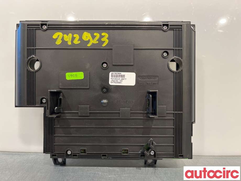 Varmeapparat betjening til Volvo V70 2007-2013 (Type III, Fase 1)  (VOLVO|30782904)