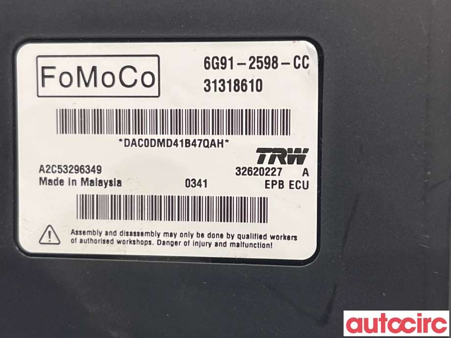Styreenhet parkering til Volvo V70 2007-2013 (Type III, Fase 1)  (VOLVO|31341090|31318610)