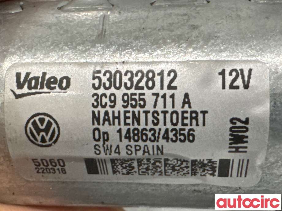 Viskermotor bakrute til VW Passat 2005-2010 (B6) (B6) (VOLKSWAGEN|1K6955711C|53032812|3C9955711A)