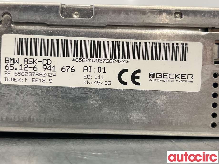 Bilstereo til BMW 7-Serie 2000-2008 (E65/E66/E67/E88) (E65/E66/E67/E88) (BMW|61316950110|6941354)