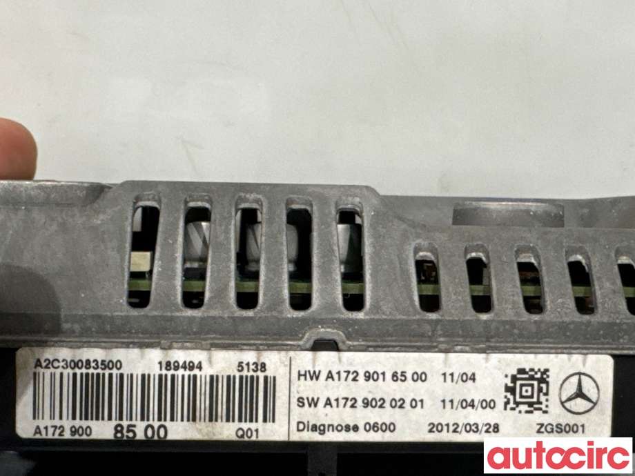 Instrument kjørecomputer til Mercedes ML 2011-2015 (Fase 1) (W166) (W166) (MERCEDES|A1729003904|A2C30083500|A1729008500)