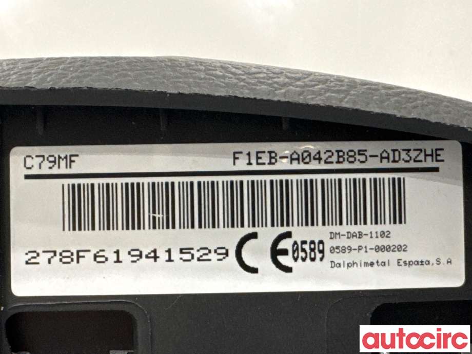 Airbag rattpute til Ford C-Max 2015-2019 (Type II, Fase 2)  (FORD|1946904||F1EB-A042B85-AD3ZHE)