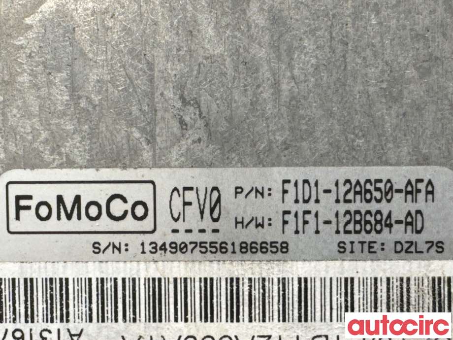 Styreenhet motor til Ford C-Max 2015-2019 (Type II, Fase 2)  (FORD|1873891||F1D1-12A650-AFA)