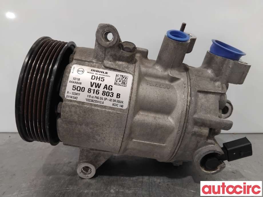 Aircondition kompressor til VW Tiguan 2016-2020 (Type II, Fase 1)  (VOLKSWAGEN|5Q0816803D|6CVC140|5Q0816803B)