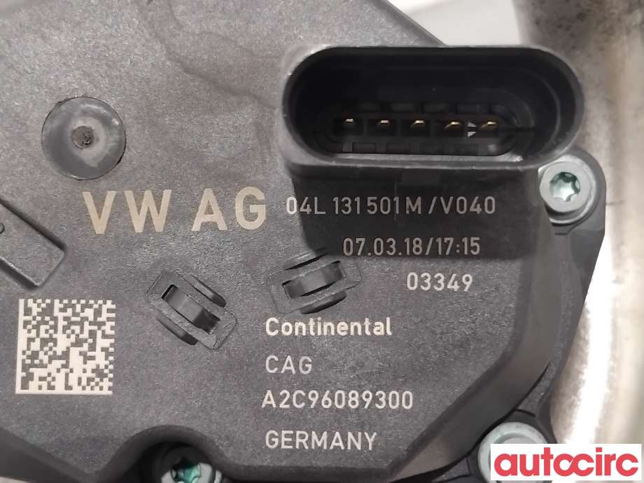 EGR-ventil til VW Tiguan 2016-2020 (Type II, Fase 1)  (VOLKSWAGEN|04L131512BQ|A2C96089300|04L131501M)