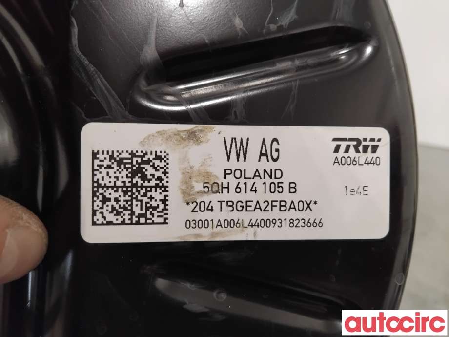 Bremsekraft-forsterker til VW Tiguan 2016-2020 (Type II, Fase 1)  (VOLKSWAGEN|5Q1614106R||5QH614105B)
