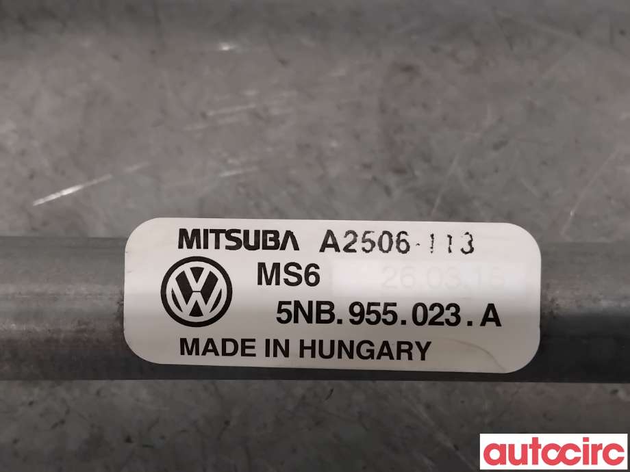 Viskermotor frontrute til VW Tiguan 2016-2020 (Type II, Fase 1)  (VOLKSWAGEN|5NB955023A|A2506-113|5NB955023B)