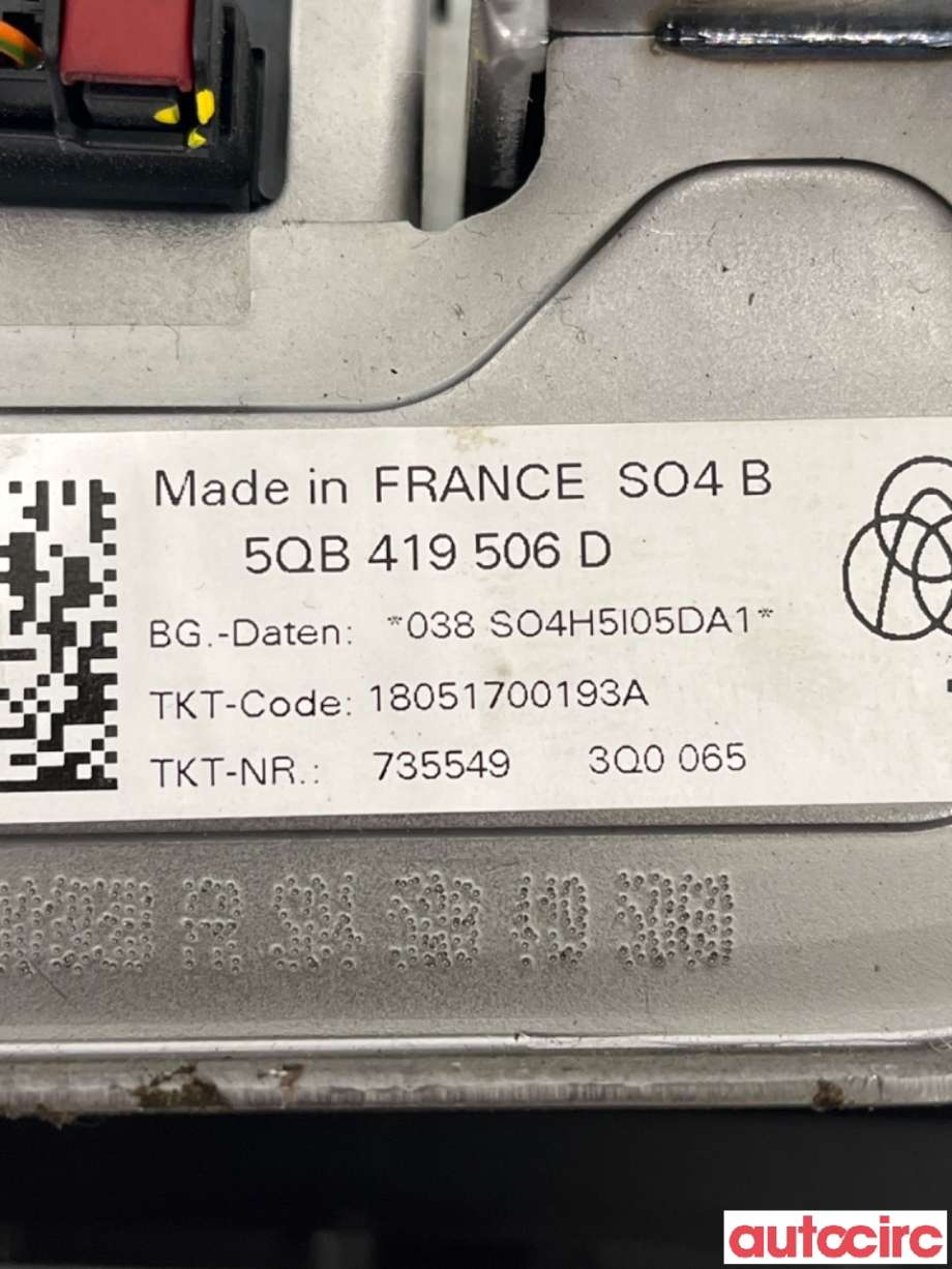 Rattaksel til Škoda Kodiaq 2017-->>  (SKODA|5QB419506AB||5QB419506D)