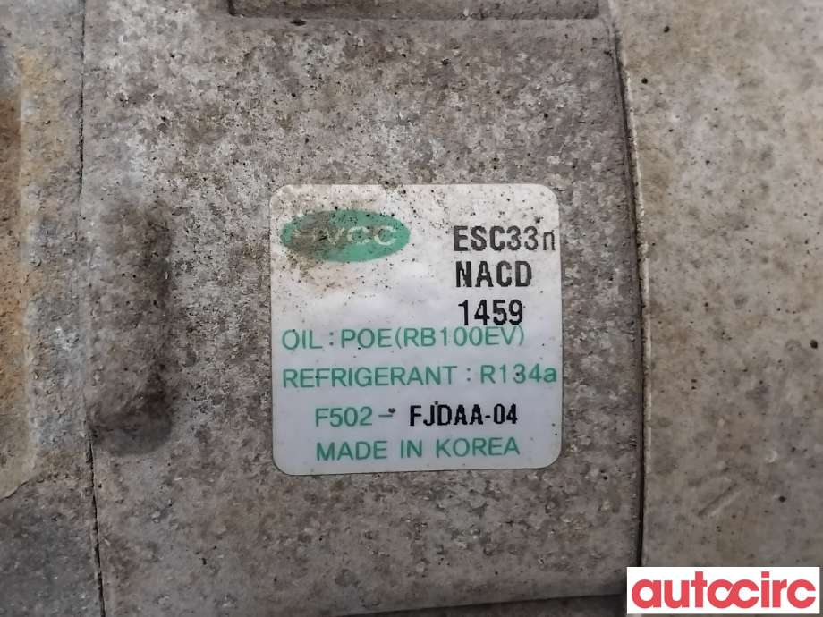 Aircondition kompressor til Kia Soul 2014-2019 (Type II)  (KIA|97701E4000|F502-FJDAA-04|)