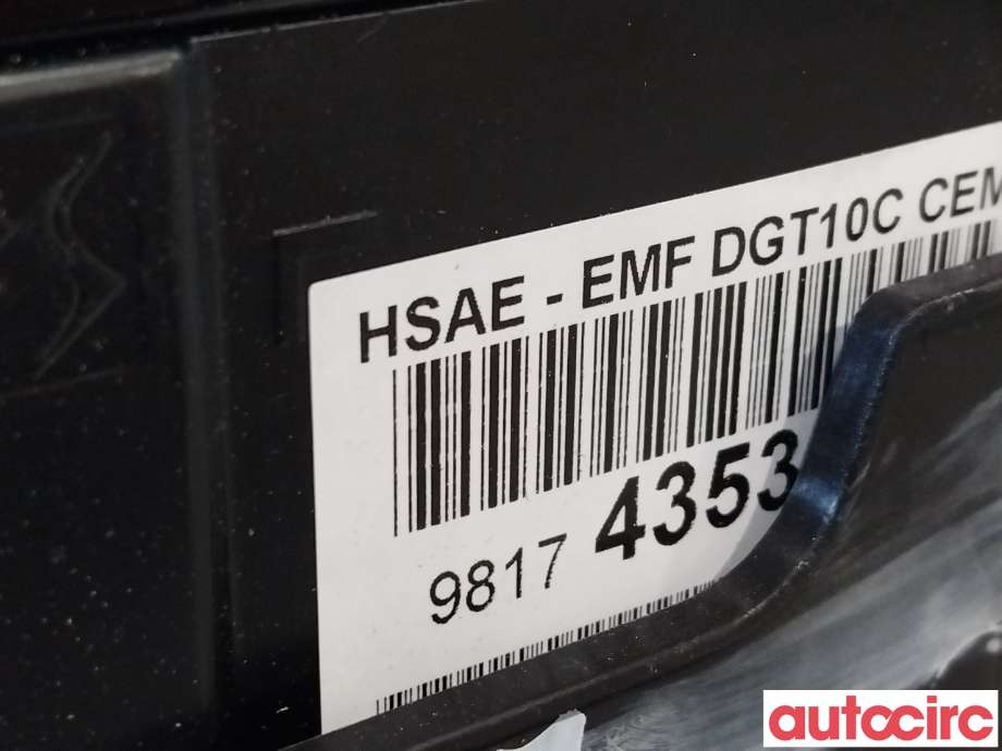 Multimedia display (MCU - Media Controller Unit) til Peugeot 508 2018-->> (Type II)  (PEUGEOT|9835045580|9817435380)