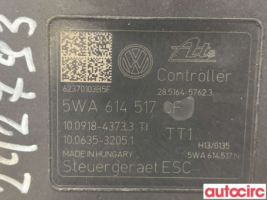 ABS sentral til VW Caddy 2020-->> (Type IV)  (VOLKSWAGEN|5WA614517CF|10063532051)