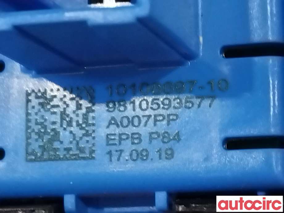Bryter elektrisk håndbrekk/parkbrems til Peugeot 508 2018-->> (Type II)  (PEUGEOT|98105935VV|9810593577)
