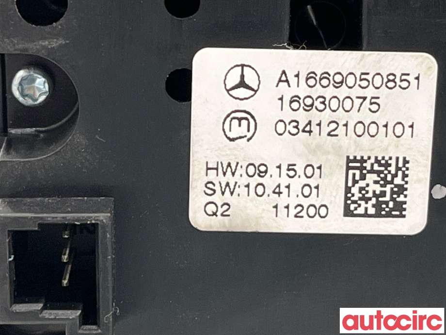 Bryter diverse til Mercedes ML 2011-2015 (Fase 1) (W166) (W166) (MERCEDES|A1669050851)