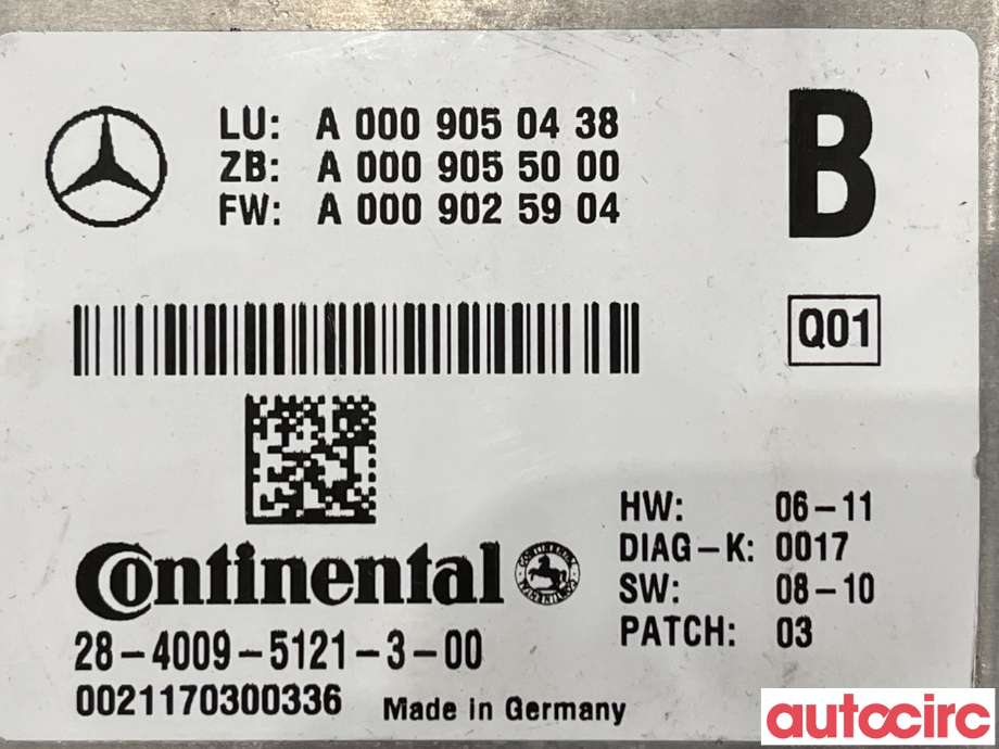 Kamera til Mercedes ML 2011-2015 (Fase 1) (W166) (W166) (MERCEDES|A0009057302|28-4009-5121-3-00|A0009050438)