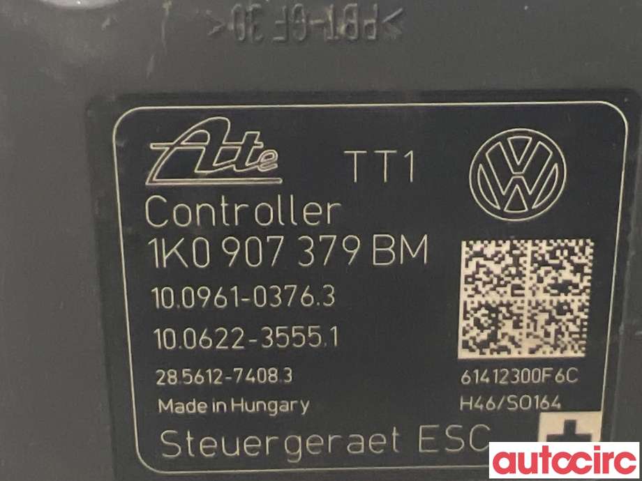 ABS sentral til VW Caddy 2010-2015 (Type III, Fase 2)  (VOLKSWAGEN|1K0614517ED|100961-03763)