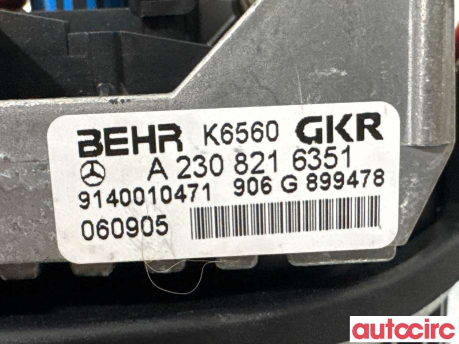Varmeapparat motor til Mercedes CLS 2004-2010 (C219) (C219) (MERCEDES|A2119062300|)