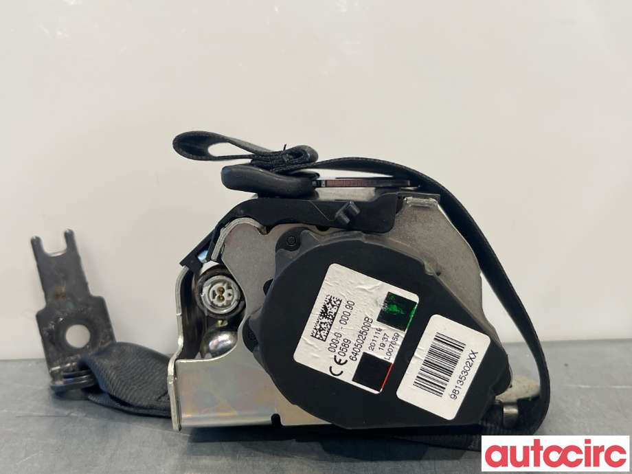 Sikkerhetsbelte bak venstre til Peugeot 508 2018-->> (Type II) (PEUGEOT|98135302XX)