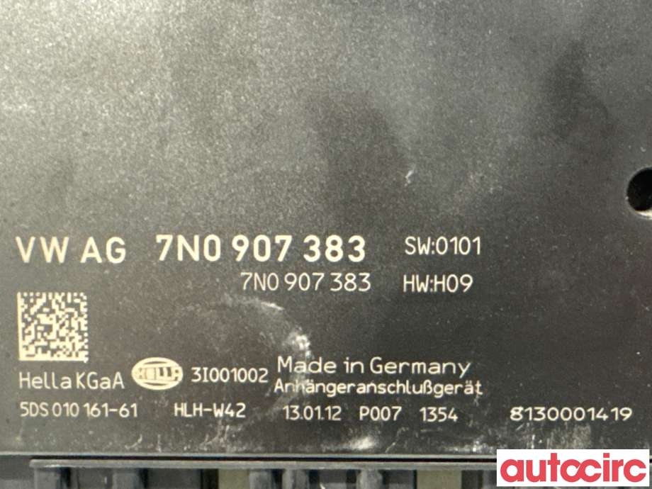 Styreenhet hengerfeste til VW Passat 2011-2015 (B7) (B7) (VOLKSWAGEN|7N0907383A|5DS010161-61|7N0907383)