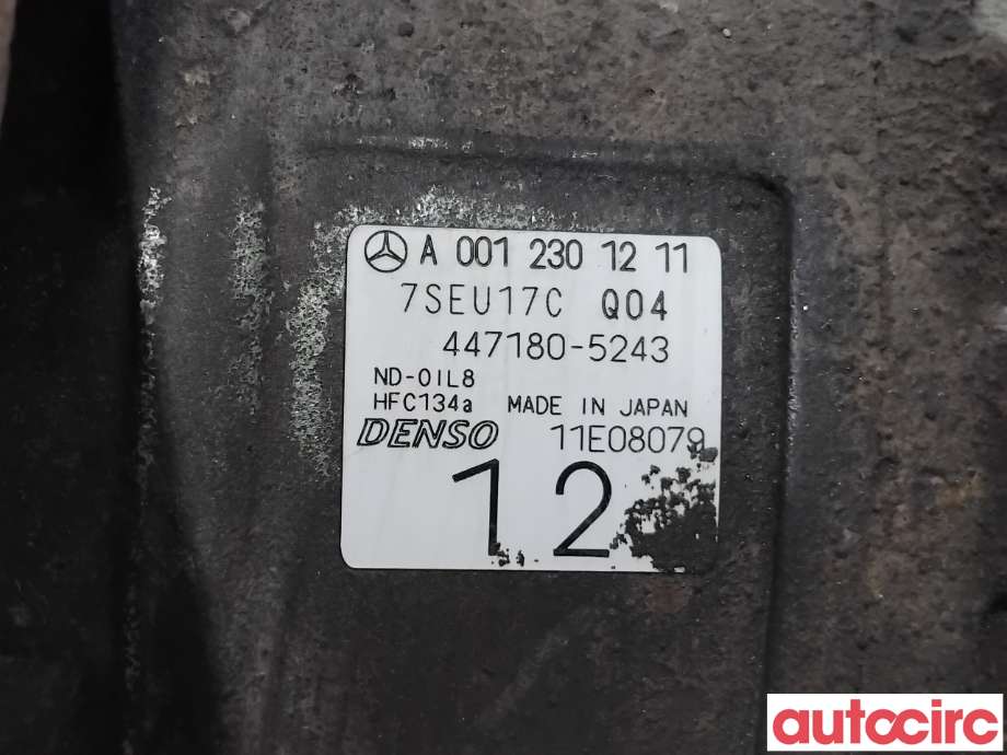 Aircondition kompressor til Mercedes E-Klasse 2002-2006 (Fase 1) (W211) (W211) (MERCEDES|A0012301211|447180-5243)