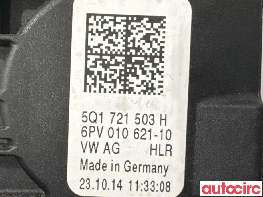 Pedal gass til Škoda Octavia 2013-2016 (Type III, Fase 1)  (SKODA|5Q1723503H|6PV010621-10|5Q1723503K)
