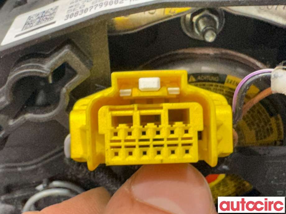 Airbag rattpute til Škoda Octavia 2013-2016 (Type III, Fase 1)  (SKODA|5E0880201B||6V0880201AF)