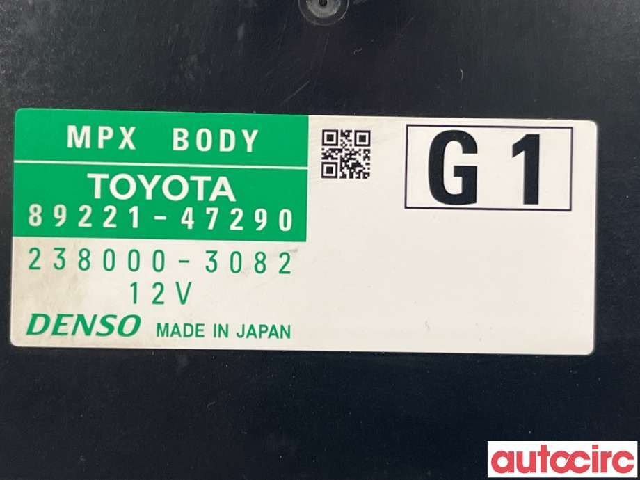 Styreenhet diverse til Toyota Prius +7 2012-2020 (Type III) (stasjonsvogn) (stasjonsvogn) (TOYOTA|8922047P60|8922147290)