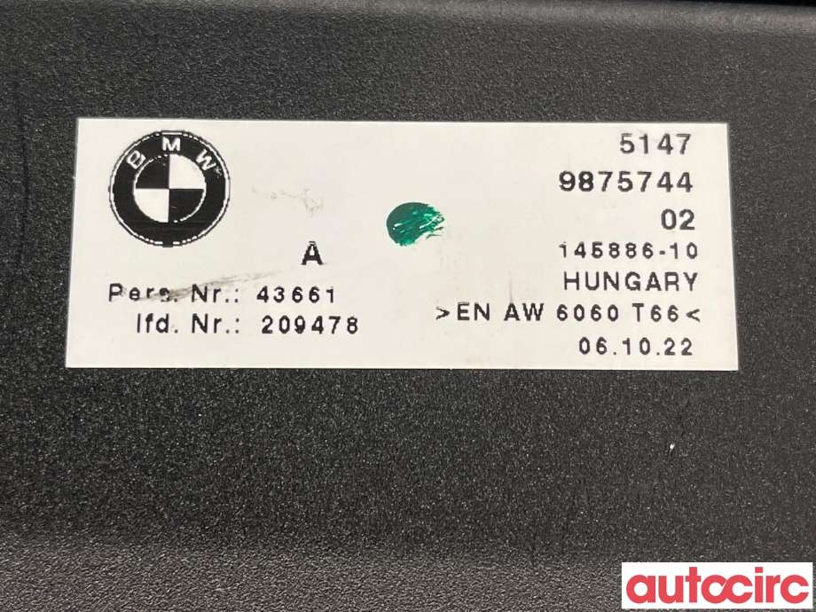 Diverse deler til BMW 3-Serie 2018-->> (G20) (G20) (BMW|51479875744|)