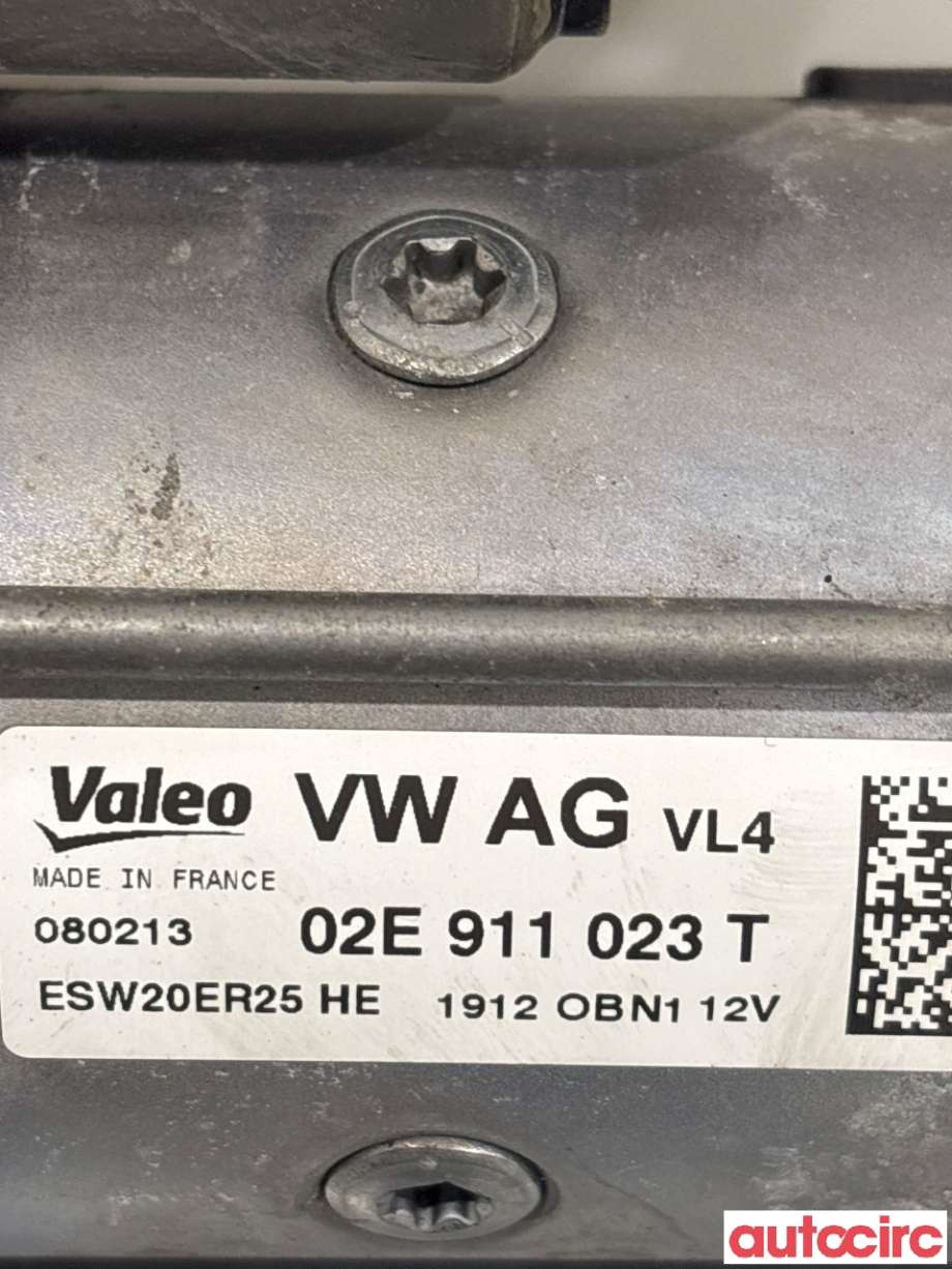 Starter diesel til VW Golf VII 2012-2017 (Fase 1)  (VOLKSWAGEN|02E911023T|)