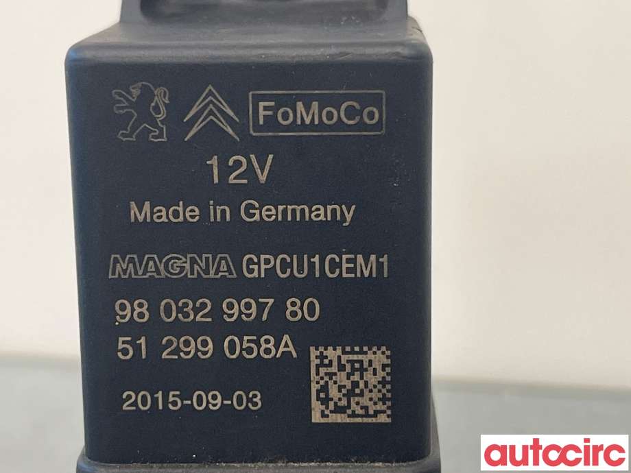 Glødeplugg til Citroën Berlingo 2015-2019 (Type II, Fase 2)  (CITROEN|9803299780)