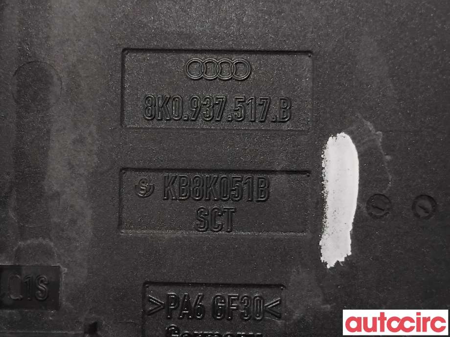 Sikringsboks til Audi A4 2007-2014 (Type IV) (B8) (B8) (AUDI|8K0937517B|)