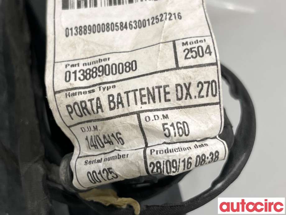 Ledningsnett til Peugeot Boxer 2014-->> (Type III, Fase 2) (PEUGEOT|6559QW|01388900080|1640627580)