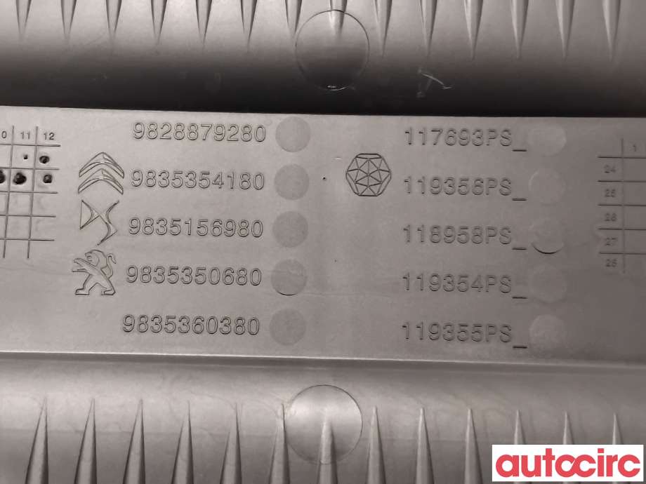Motordeksel over motor til Citroën C4, Spacetourer 2019-->>  (CITROEN|9835354180|)