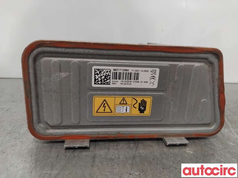 Motorvarmer elektrisk til Citroën C4, Spacetourer 2019-->>  (CITROEN|NO NR|710301140300|9821712680)