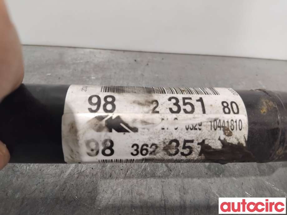 Drivaksel høyre foran, elbil til Citroën C4, Spacetourer 2019-->>  (CITROEN|1666449580||9836235180)