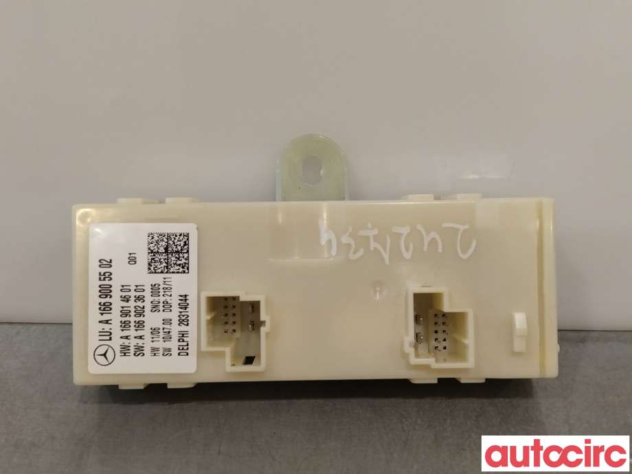 Styreenhet elektrisk bakluke til Mercedes ML, 2011-2015 (Fase 1) (W166) (W166) (MERCEDES|A1669005502)