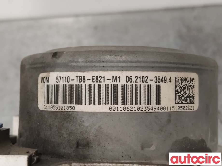 ABS sentral til Honda Civic 2012-2015 (Type IX, Fase 1)  (HONDA|57100-TB9-G31|062109-72723|57110-TB8-E821-M1)