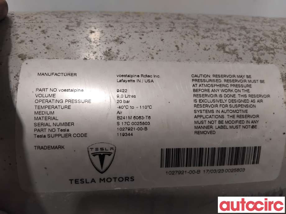 Diverse deler til Tesla Model X 2016-->>  (TESLA|1027921-00-B|119344)