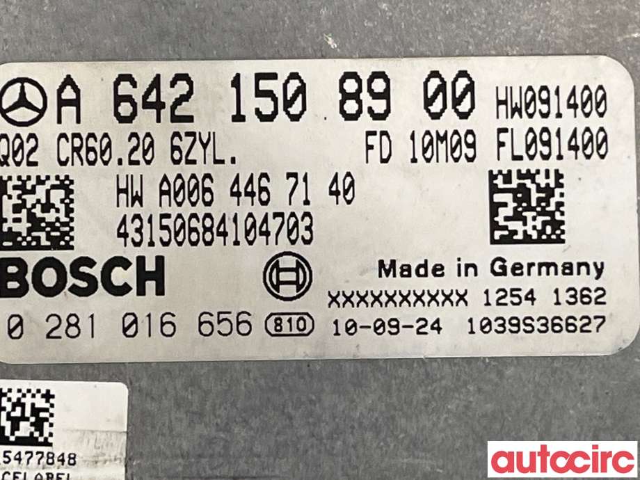 Styreenhet motor til Mercedes R-Klasse 2006-2013 (W251) (W251) (MERCEDES|A6421508900)