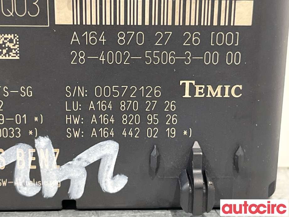 Styreenhet elektrisk bakluke til Mercedes R-Klasse 2006-2013 (W251) (W251) (MERCEDES|A1648702726)