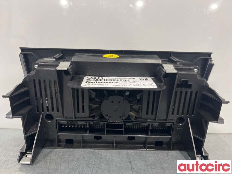 Varmeapparat betjening til Audi Q3 2011-2014 (Type I, Fase 1)  (AUDI|8U0820043C)