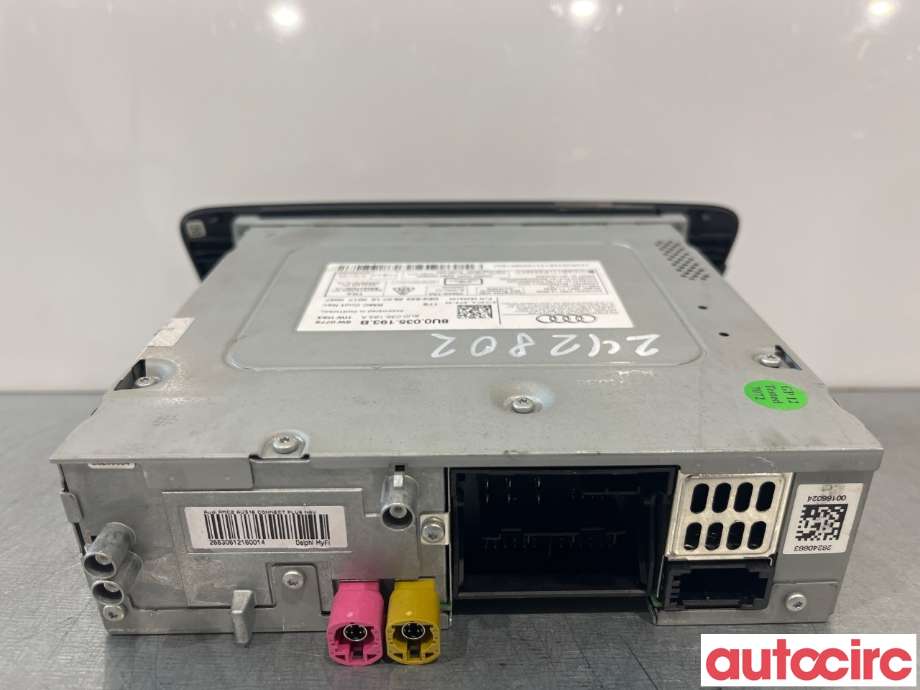Bilstereo til Audi Q3 2011-2014 (Type I, Fase 1)  (AUDI|8U0035193|8U0035193B)